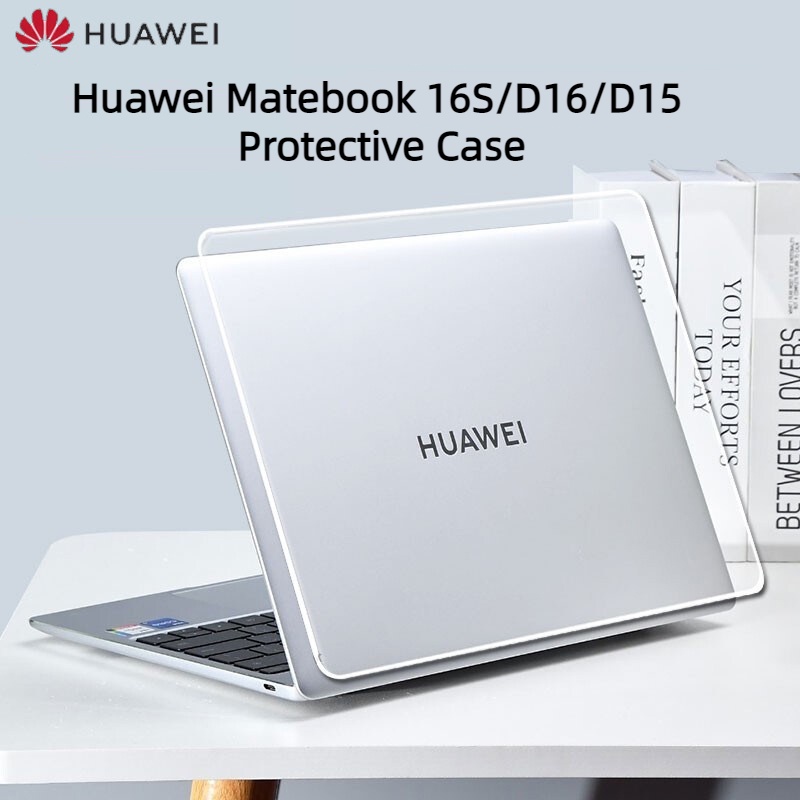 Case Pelindung Untuk Huawei Matebook D16 Shell Pelindung Matebook 16s Laptop Matebook D15/D14 Cover Bening Kristal