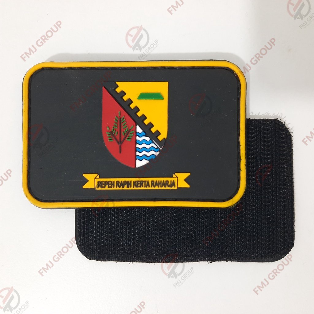 Patch Rubber Logo Kabupaten Bandung Patch Karet Perepet