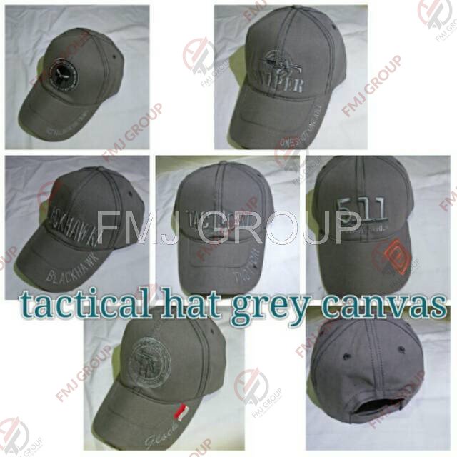 Topi Tactical Canvas,blackhawk,sniper,511,skull,emerson grey/abu canvas sueding