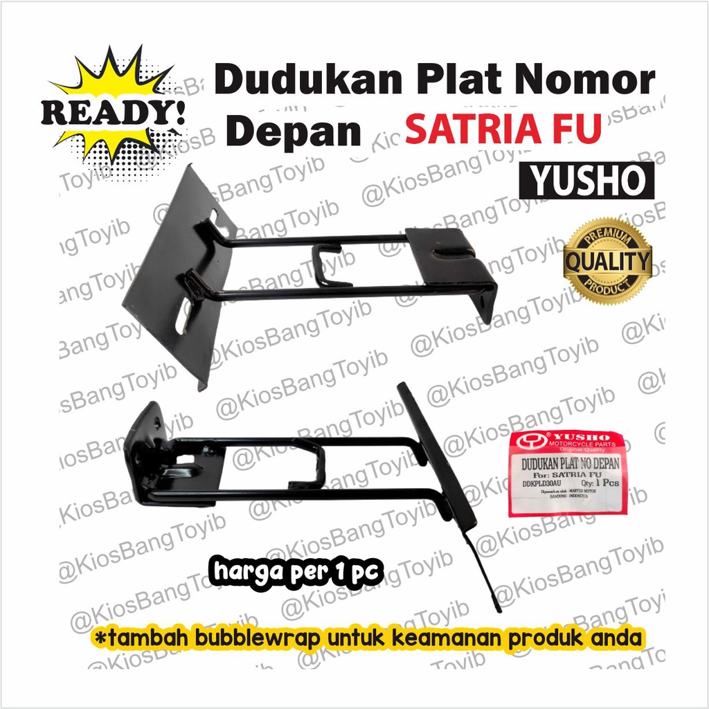 Tempat Dudukan Cover Plat Nomer Nomor Depan Motor SATRIA FU (Yusho)