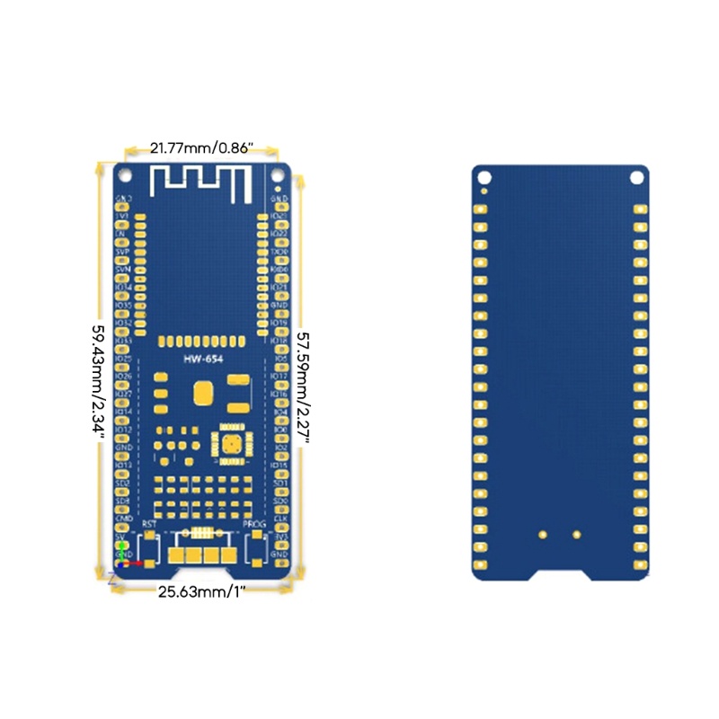 Vivi ESP32-WROOM-32D WiFi Papan Pengembangan Untuk IDE Expansion Board