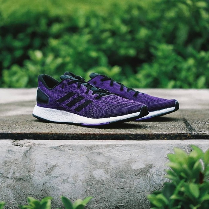 SEPATU LARI ADIDAS PUREBOOST DPR PURPLE ORIGINAL