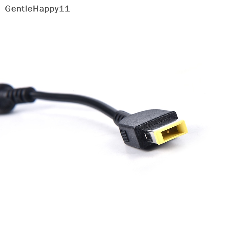 Gentlehappy Round Jack to Square Plug Adapter Charger Konverter Daya Untuk Lenovo Thinkpad id