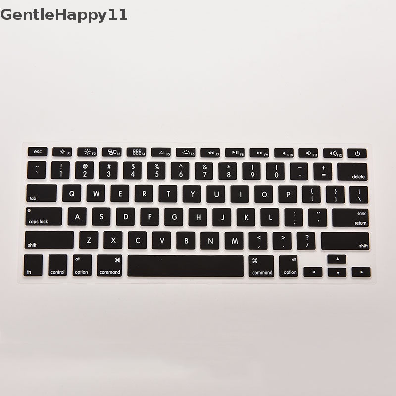 Gentlehappy Case Penutup Kulit Keyboard Bahan Silikon Untuk Macbook Air Pro 13 &quot;15&quot; 17inci id