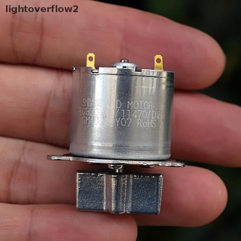 [lightoverflow2] Rc-320 Motor Getar Dengan Roda Vibrag DC 6V-9V Vibrator Carbon Brush Motor [ID]