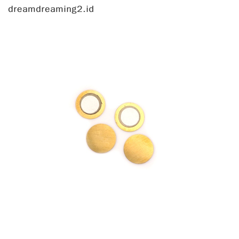(drea) 20pcs 20mm Elemen Piezo Sounder Sensor Trigger Drum Disc 6.5KHZ Tembaga//