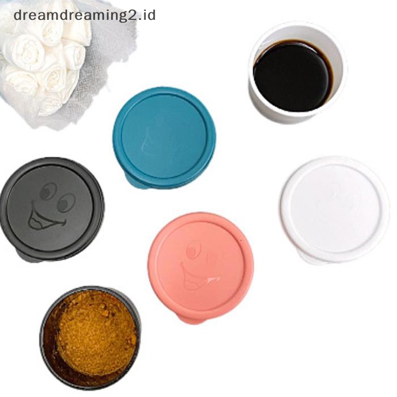 (drea) Reusable Sauce Container Cup Kotak Makan Dengan Tutup Wadah Penyimpanan Makanan Kecil//