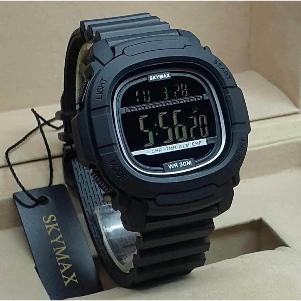 Terlaris-Jam Tangan Pria SKYMAX 2029 Original Digital Anti Air Bergaransi