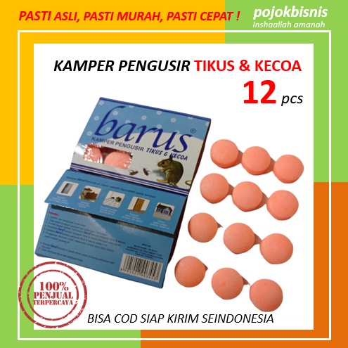 Kamper Tikus / Pengusir Tikus / Kamper Barus / Kamper Kecoa