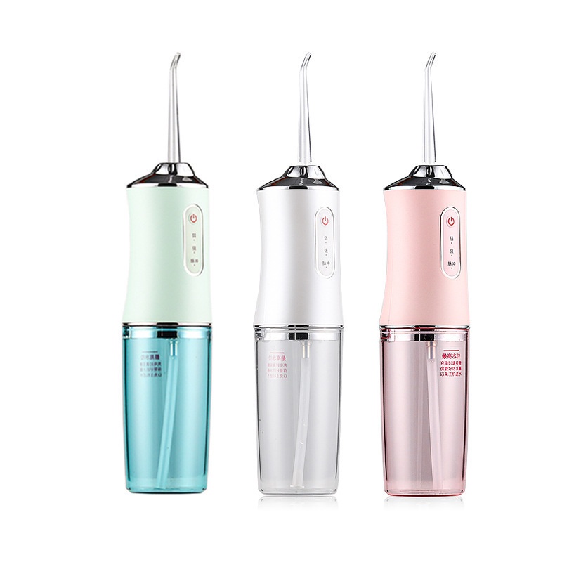 Usb Rechargeable Oral Irrigator Electric Multifunctional Water Spray Ipx8 Replacement Brush Head Portable Dental Water Flosser