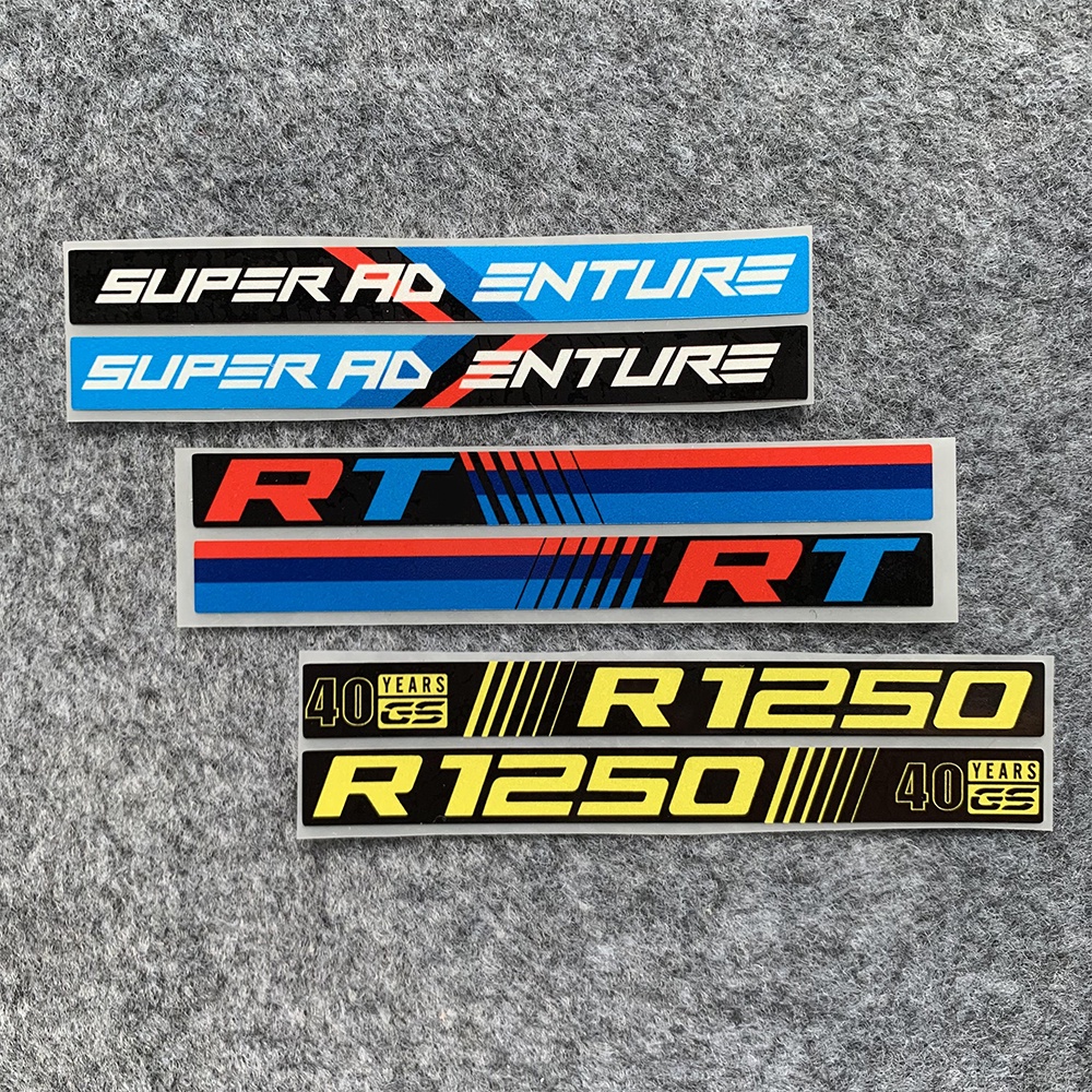 Bmw Stiker Pelindung Stang Motor Handguard 40th Anniversary Reflektif Decal Kaca Depan Hadiah Dekorasi Untuk BMW R1250GS R1200GS F850GS F750GS F900XR S1000XR