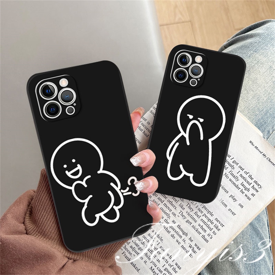 Redmi 12C A1 Plus Note 11 Pro+ 11 11s 10 10s 9 9s 8Pro 10A 10C 10 9C 9A 9T Xiaomi 11Lite 11TPro Poco X3Pro X3NFC Fun Stick Figure Phone Case Silicon Soft Cover Pelindung