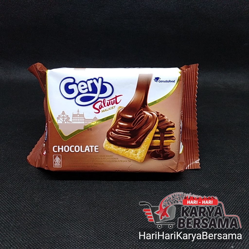 

BISKUIT GERY MALKIST SALUT SALUUT CREAM CHOCOLATE 100GR