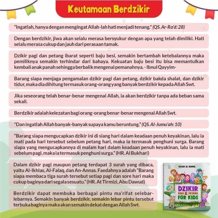 Dzikir Pagi Petang For Kids