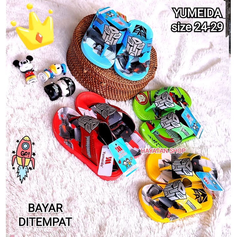 Sandal Jepit Anak Yumeida Transformer F103S yumeida Ukuran 13-18