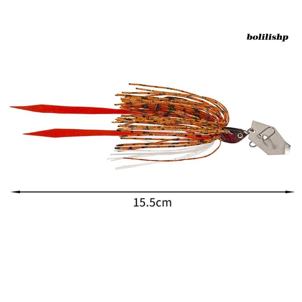 Bo-10g/15.5cm Kepala Ikan Umpan Air Tajam-Baffle Anti-Korosi Anti Gantung 3D Fisheyes Rotating Bait Fishhook Outdoor Angling Tackle