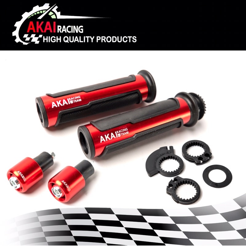 AKAI Racing Handgrip Motor Model Super Grip Barracuda Universal Buat Semua Motor