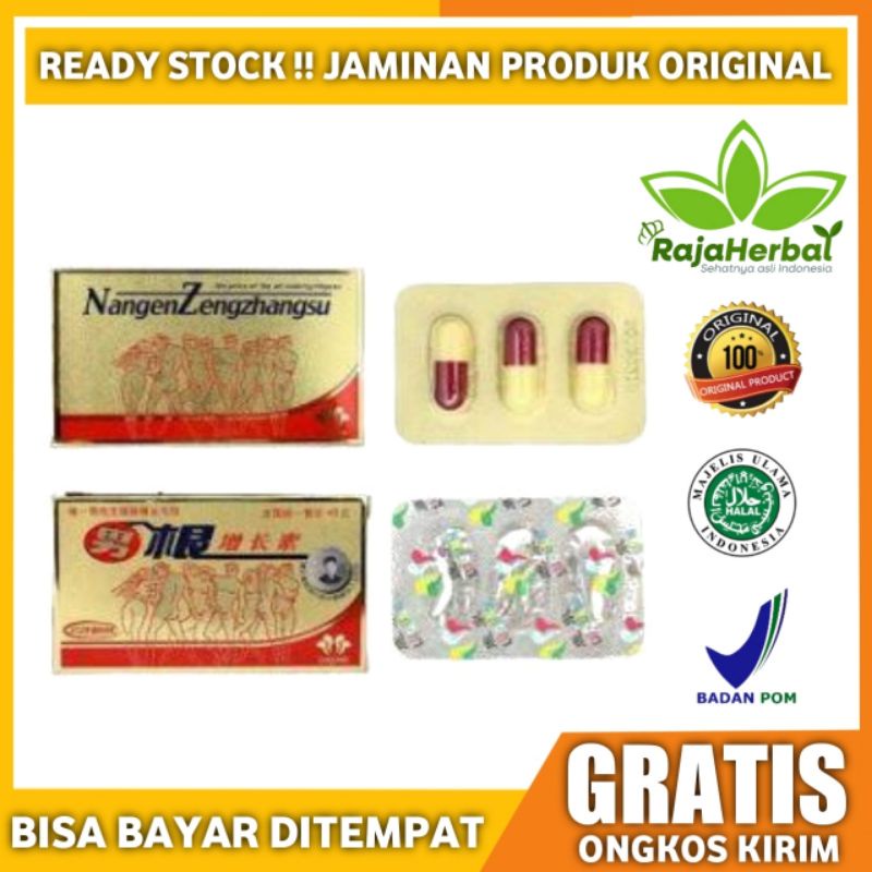 (BHJ)OBAT NANGEN-ZENGZHANGSU HERBAL PRIA KUAT SEX MENAMBAH STAMINA EJAKULASI DINI ASLI(Gratis ongkir