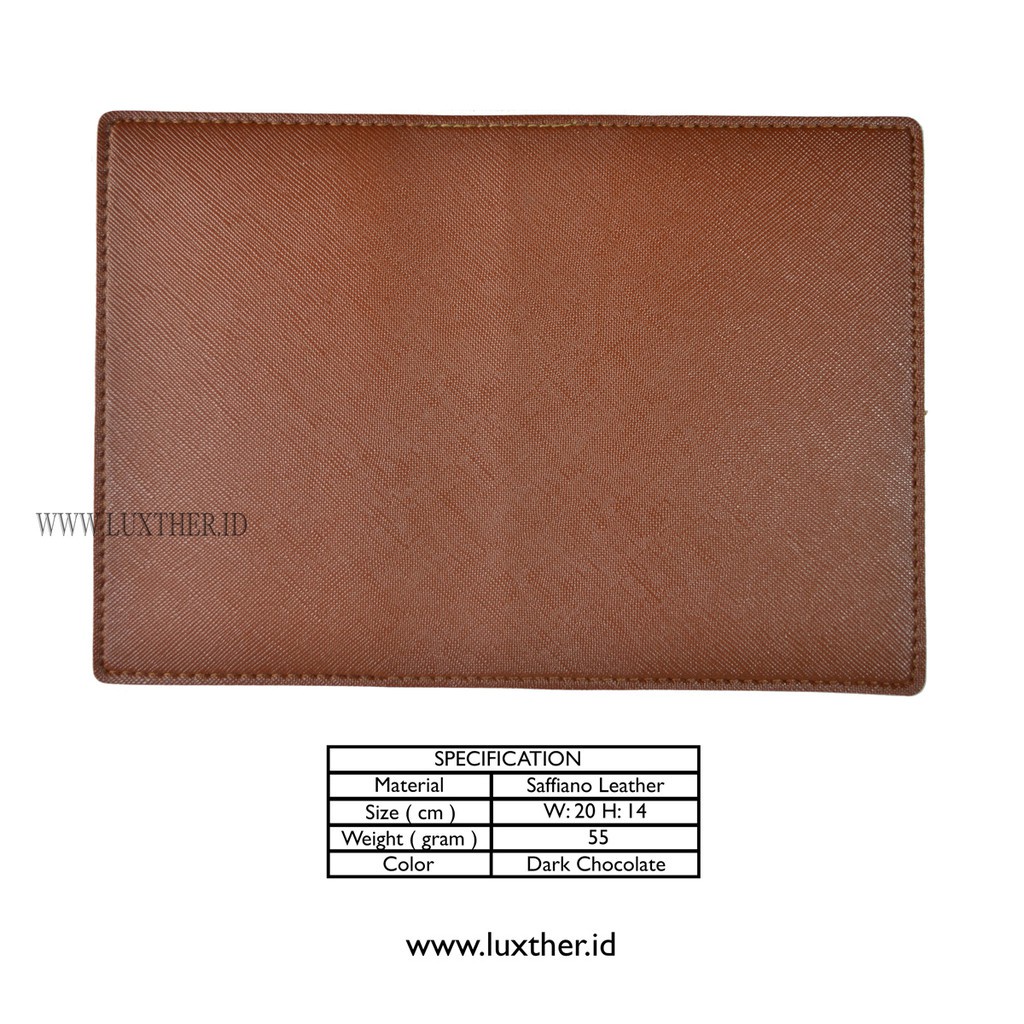 LUXTHER - Passport Cover / Passport Case / Passport Holder  / Saffiano Leather