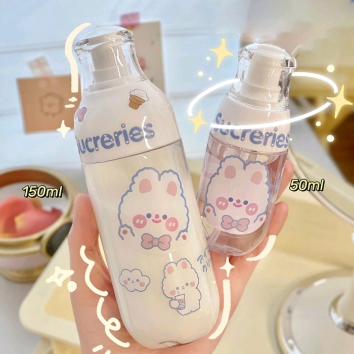 READY IMPORT KOREA ! Botol Kosong KARAKTER Semprot Spray Sprei/Pump Lotion