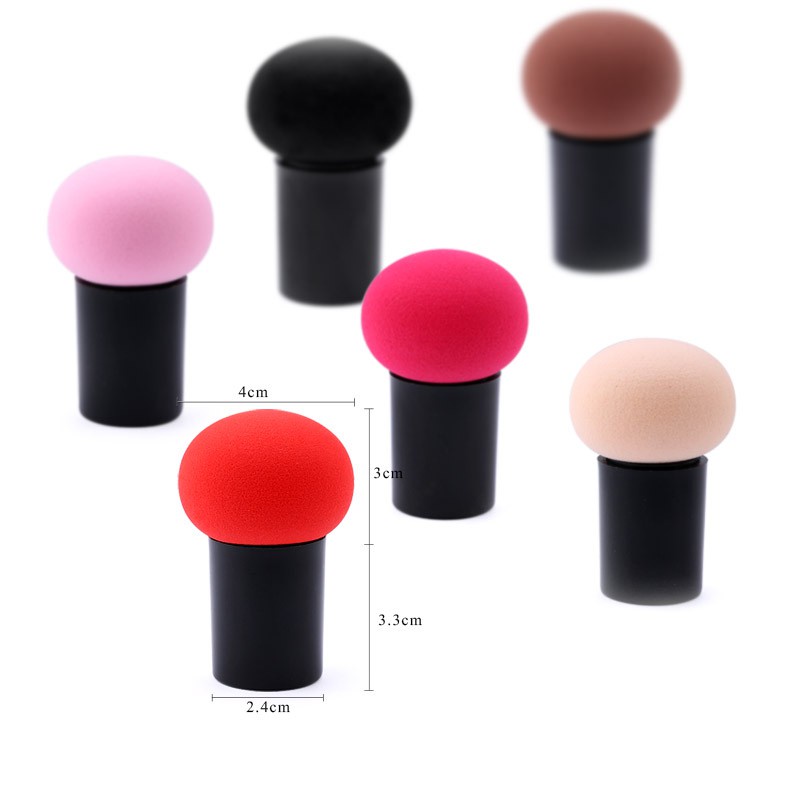 Grosir Spons Kosmetik Bentuk Jamur Genggam Makeup Foundation Cream Concealer Smoothing Alat Spons Makeup Kecantikan