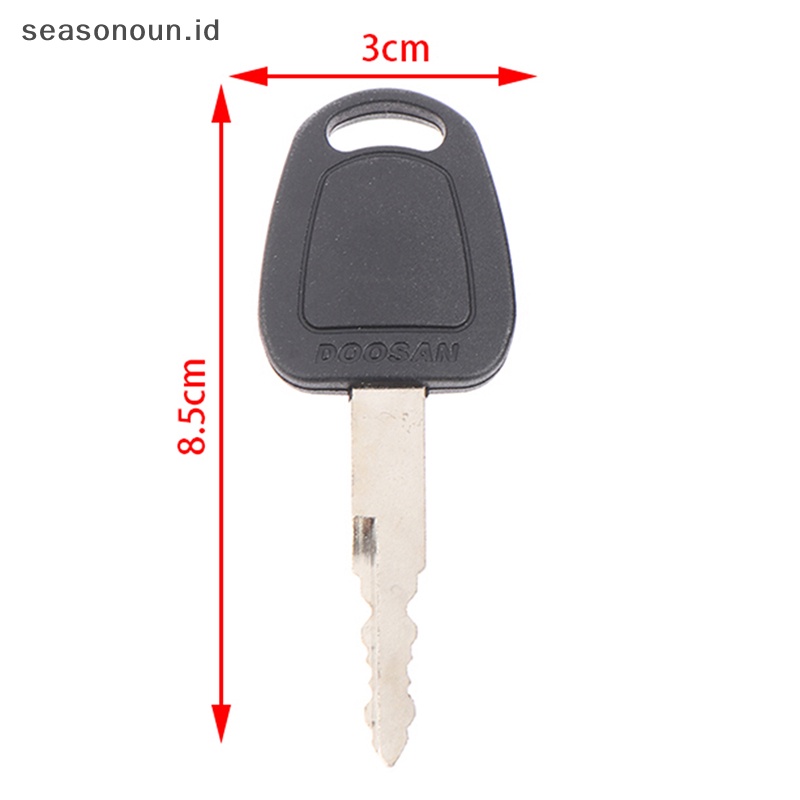 Seasonoun 2pcs F900 Ignition Start Switch Door Lock Kunci Untuk Excavator Doosan Daewoo DX80.