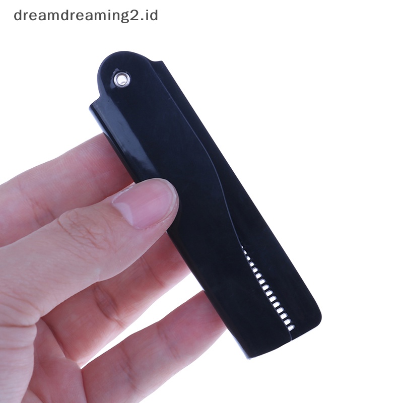 (drea) Baru Fashion Pria Wanita Kecantikan Lipat Saku Klip Rambut Kumis Jenggot Alat Sisir//