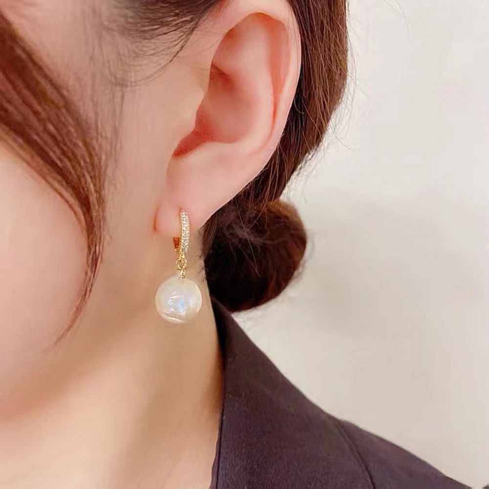 Anting Zirkon Hias Mikro Fashion Korea Dengan Anting Warna Mempesona Elegan Desain Mewah Anting Serbaguna Perhiasan Gadis Seksi