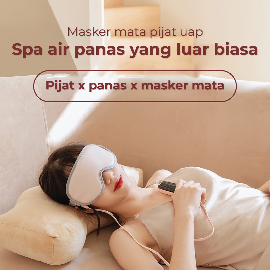 Muxnw M02  Steam Massage Eye Mask  Eye Massager pijat mata  Portabel SPA Mata