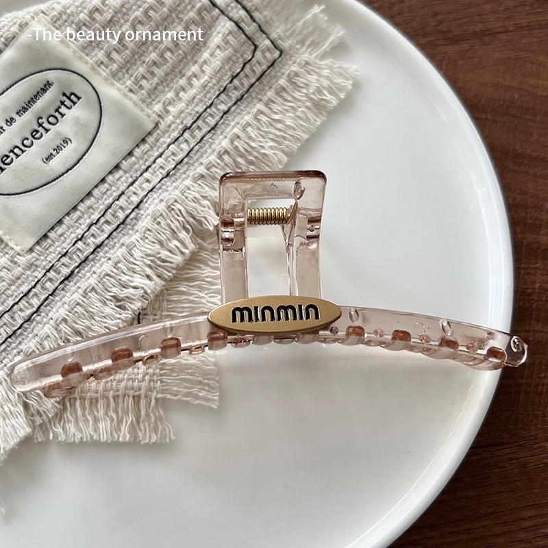 Ins Fashion Jepit Rambut Bentuk Huruf Love Geometris Untuk Aksesoris Rambut Wanita Trendy