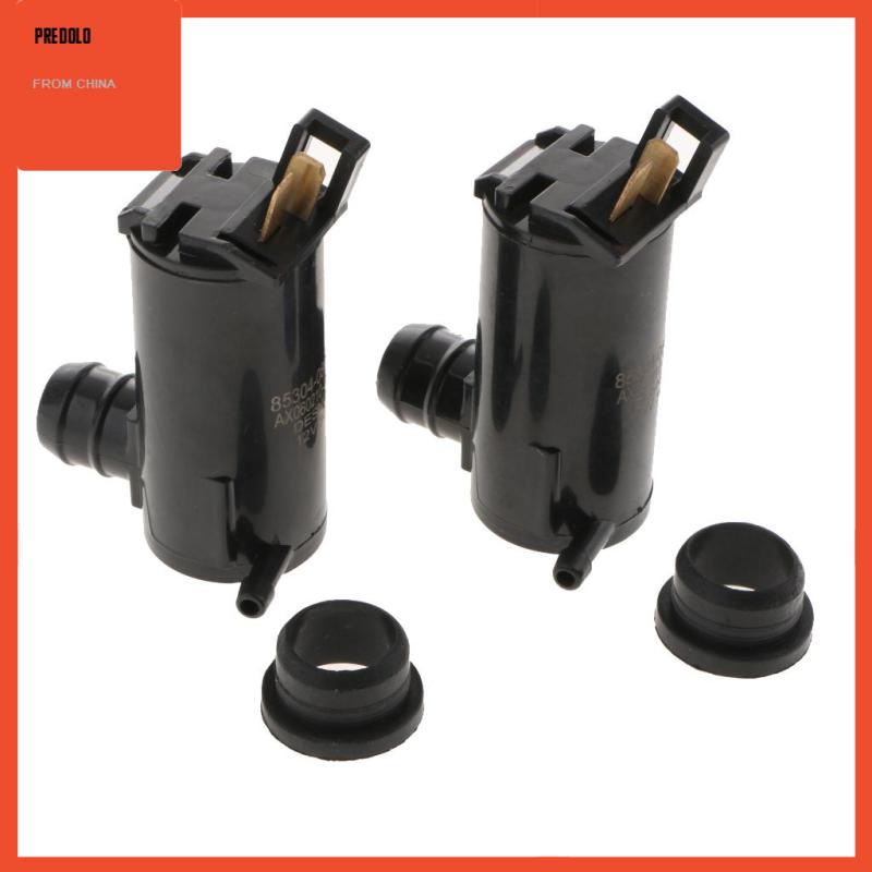 [Predolo] 2pcs Nozzle Pompa Mesin Cuci Kaca Depan Kendaraan Mobil Universal 12V