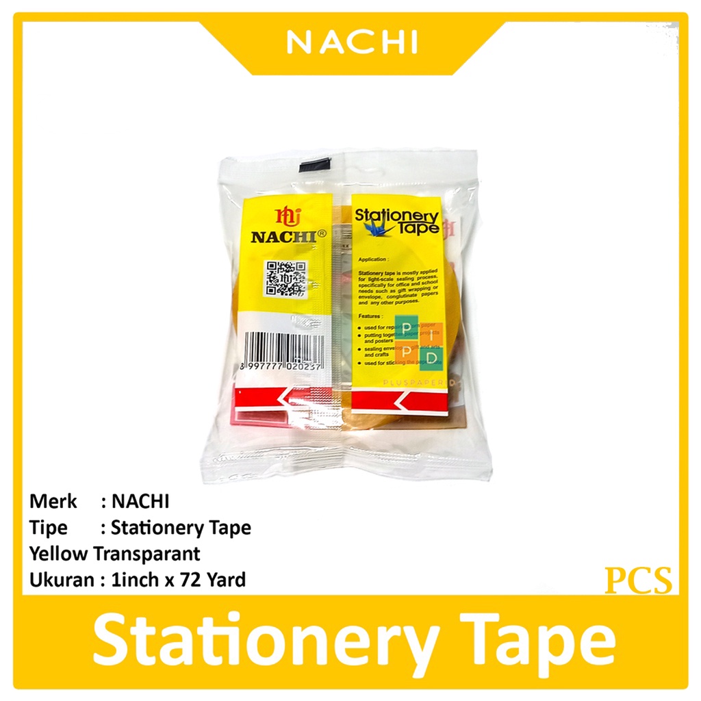 

NACHI - Stationery Tape 24 mm x 72 Yard - Roll