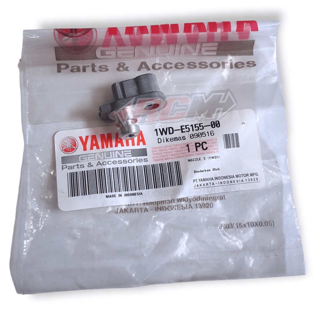 1WD-E5155-00 NOZZLE PIPA NEPEL POMPA OLI OIL PUMP R25 R-25 R 25 ORI ORIGINAL YAMAHA YGP ASLI