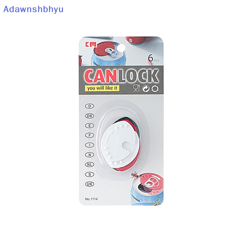 Adhyu 6pcs Soda Can Top Snap On Minuman Dingin Anti Bocor Tutup Kaleng Can Lid cup Aksesoris ID
