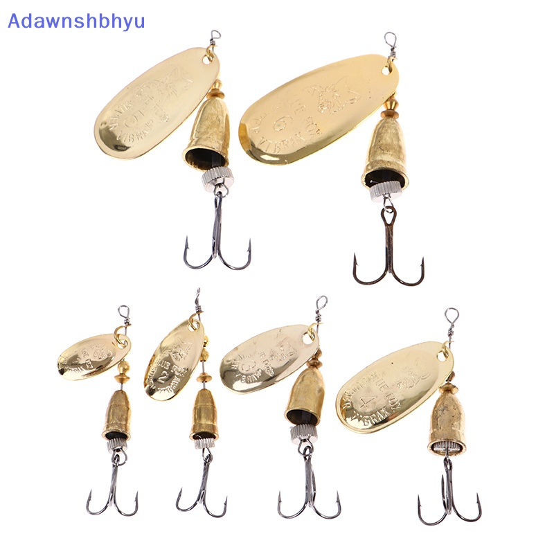 Adhyu Blade Rotag Spinner Metal Lure Kuningan Umpan Sendok Buatan Fishing Tackle ID