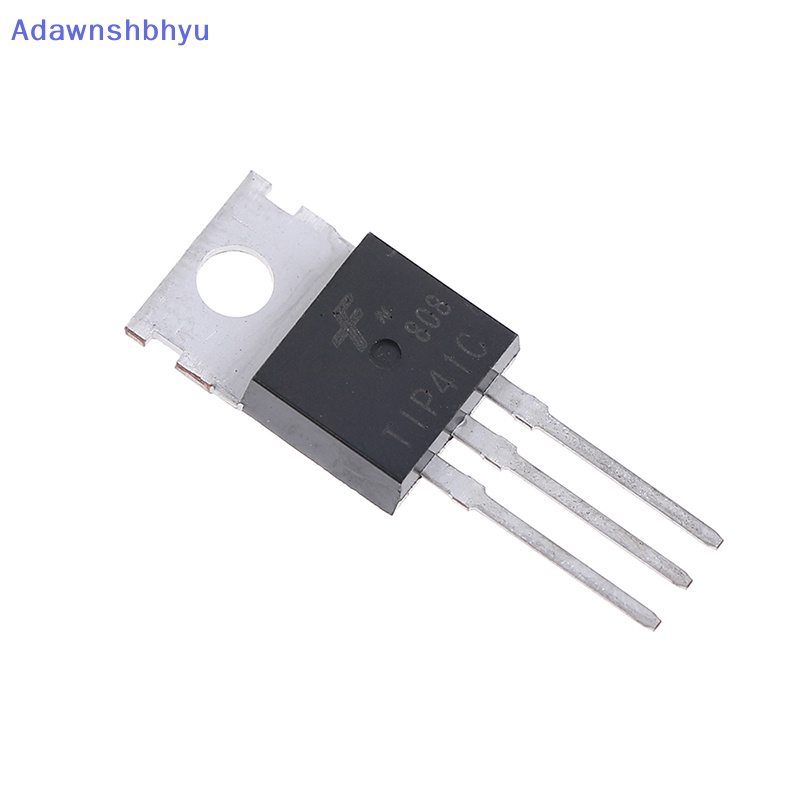 Adhyu 10Pcs TIP41C TIP41 NPN transistor TO-220 ID Baru Dan Berkualitas Tinggi