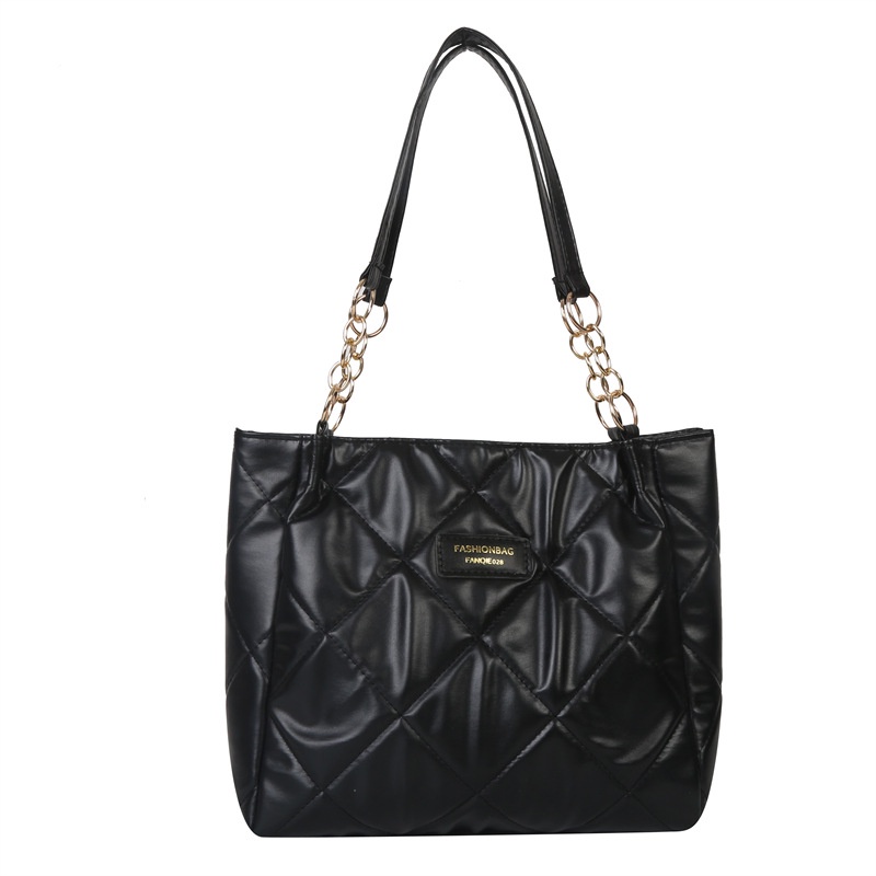 Tas wanita import berkualitas harga grosir bisa cod Sederhana Retro Kasual Kapasitas Besar Tas 2023 Musim Gugur dan Musim Dingin Baru Wanita Tas Fashion Commuter Tas Bahu Tas Populer
