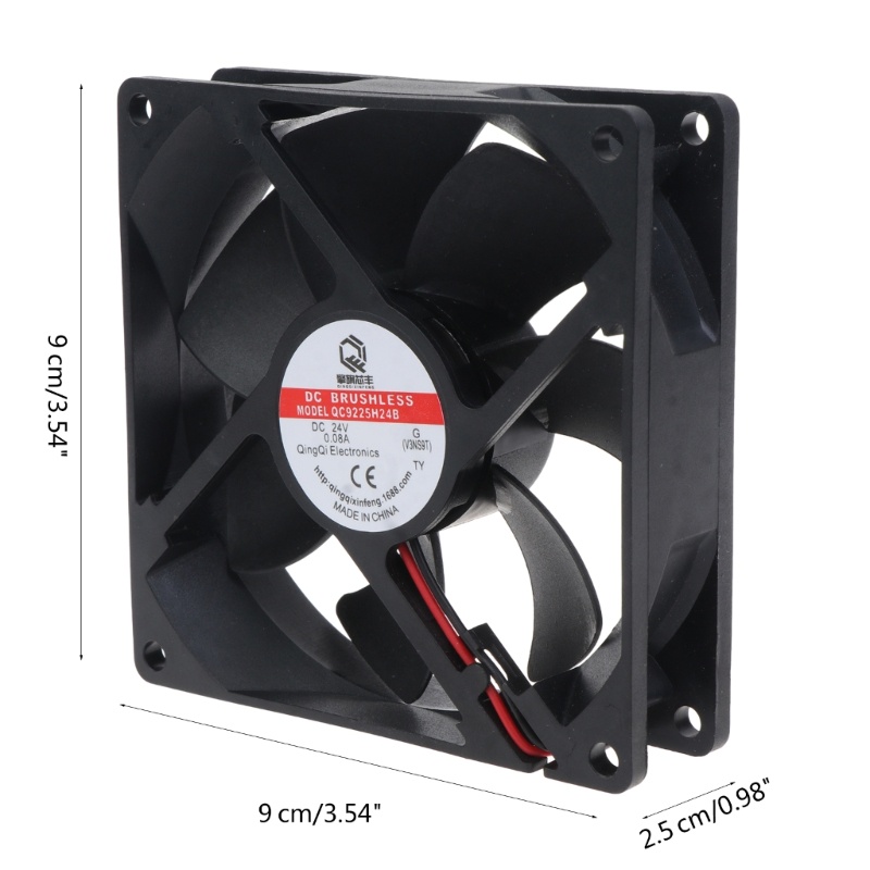 Cre 9025 9CM 90x90x25MM Aliran Udara Besar Chassis Cooling Fan 2600RPM Bearing Inverter Cooler Kipas 909025Mm