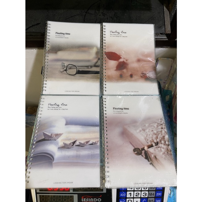 

buku ring / ring book a5 motif fleeting time satuan -ZilongSell