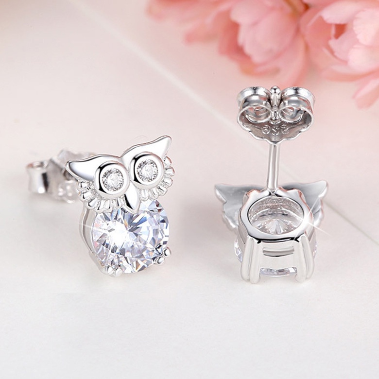 Goldkingdom Aksesoris Perhiasan Fashion Ready Stock Owl Stud Earrings Woman Sweet Earrings Hewan Kecil