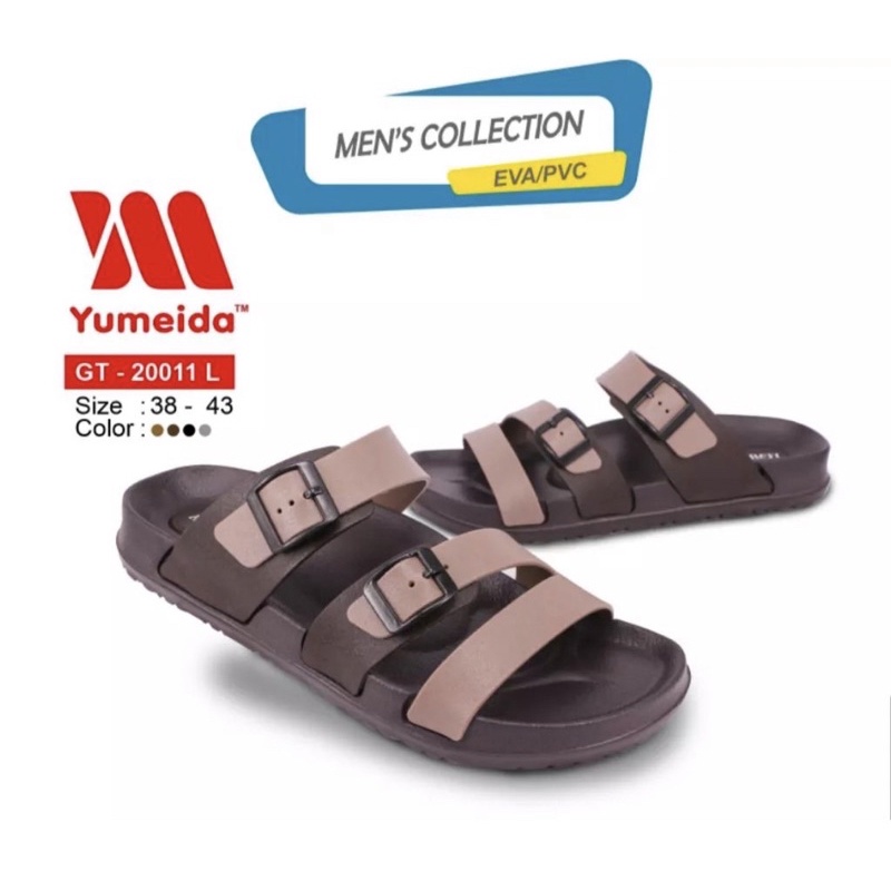 Promo  Sandal slop karet Yumeida 20011 L