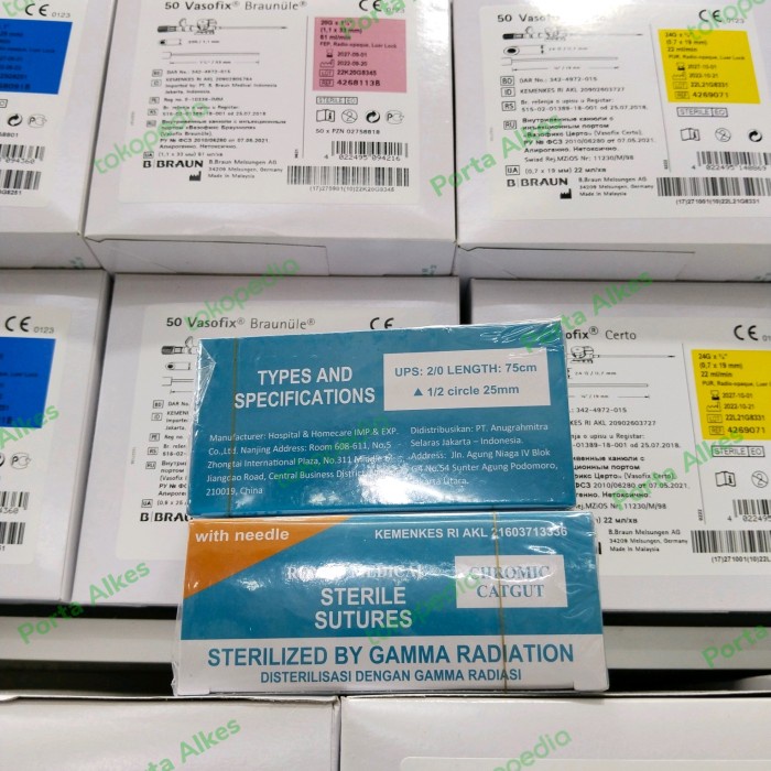 romed chromic 2/0 catgut