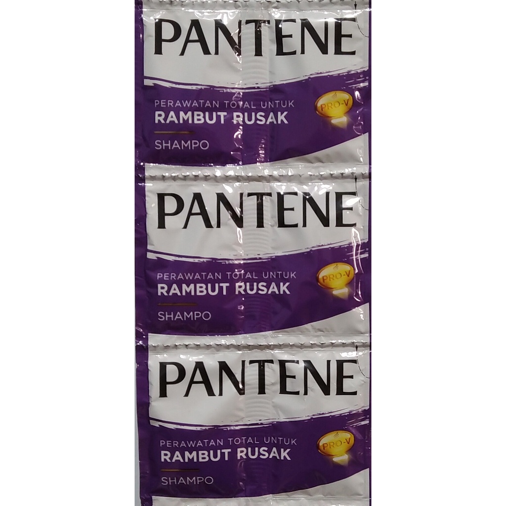 SAMPO PANTENE SACHET / 1 RENCENG ISI 12 Sachet / 10 ML