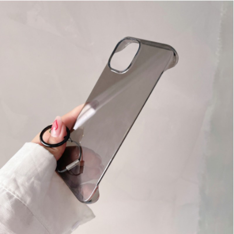 IPHONE Casing Ponsel hard shell PC Minimalis Transparan Untuk Iphone14 13 12 11 Pro max X XS XR XSMAX 78 14 PLUS case Pelindung Lasika ultra-Tipis