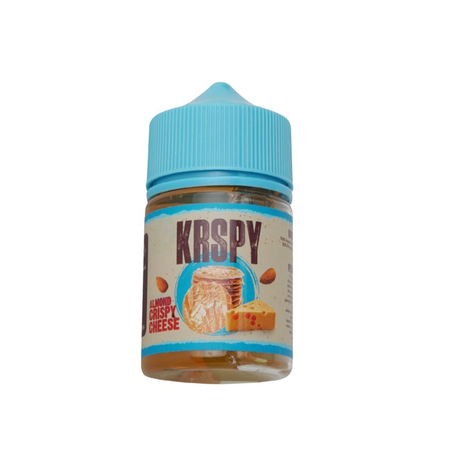 KRSPY E-LIQUID ALMOND CRISPY CHEESE 60ML - 100% AUTHENTIC BY 2NEEMA X KER