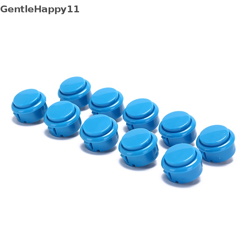 Gentlehappy 10pcs 30mm push buttons Ganti Untuk Game Tombol arcade Bagian 7warna id