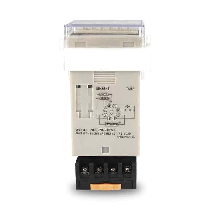 Time Relay DH48S-S Digital Timer Delay 0.1S-99H 220V AC