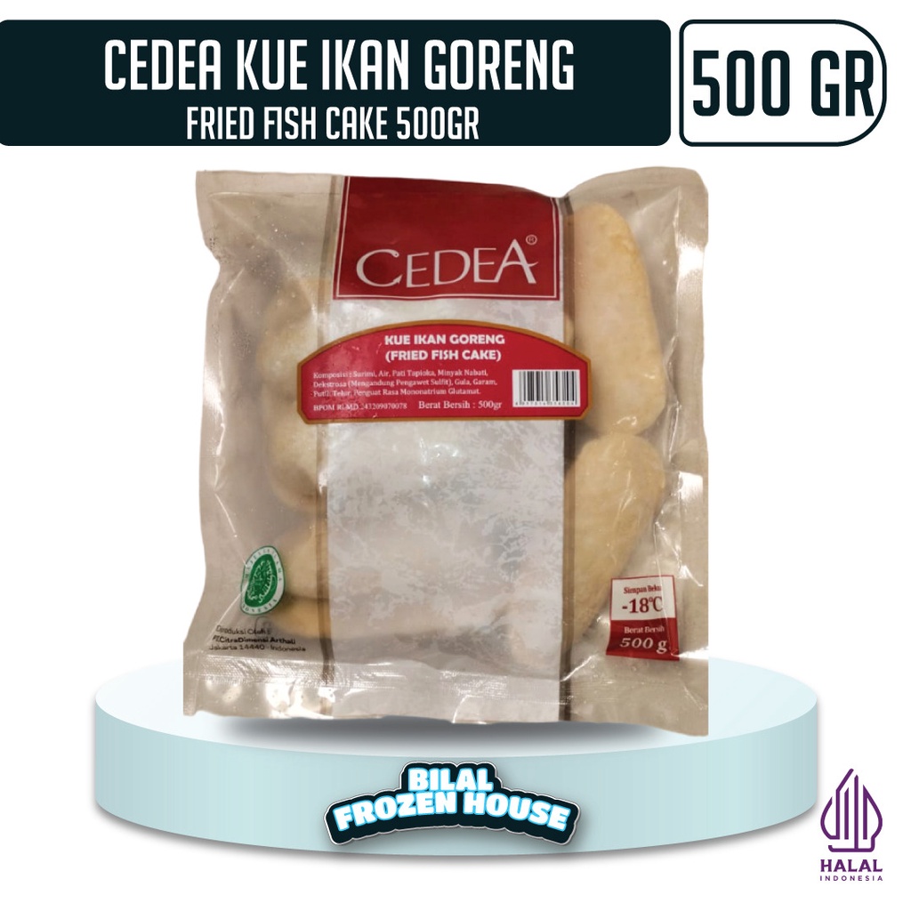 

Cedea Kue Ikan Goreng 500gr - Fried Fish Cake