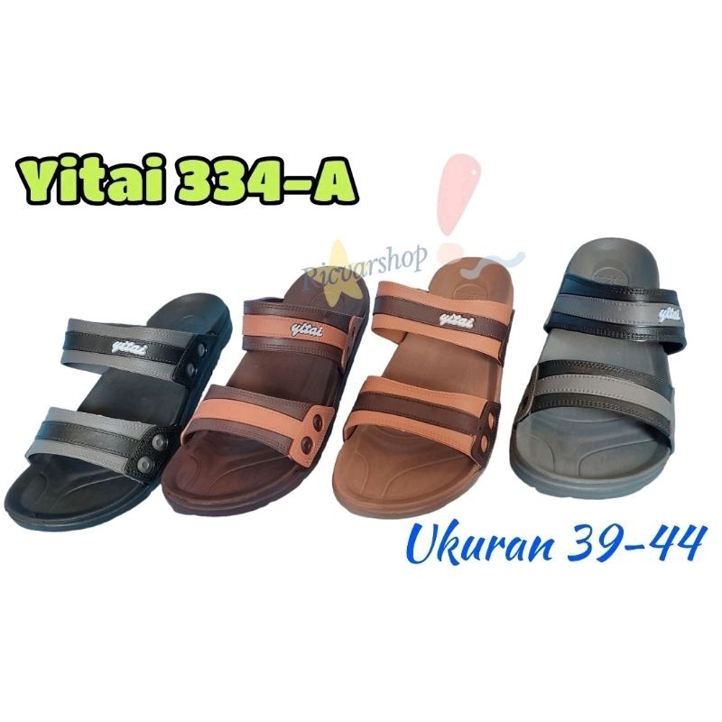 SANDAL YITAI 334-A/UK 39-44/SANDAL PRIA/SANDAL WANITA/SANDAL KARET PRIA/SANDAL KARET WANITA/SANDAL S