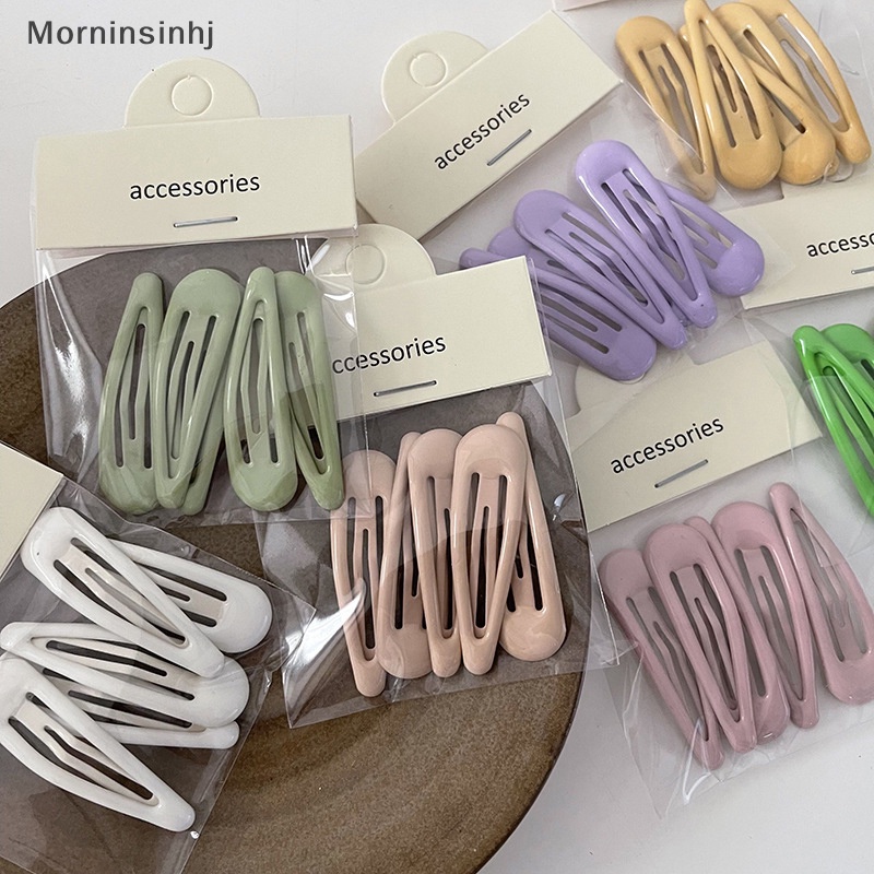 Mornin 5Pcs /set Jepit Rambut Bentuk Tetesan Air Warna Permen Lucu Untuk Klip Rambut Anak Perempuan Hairpin id